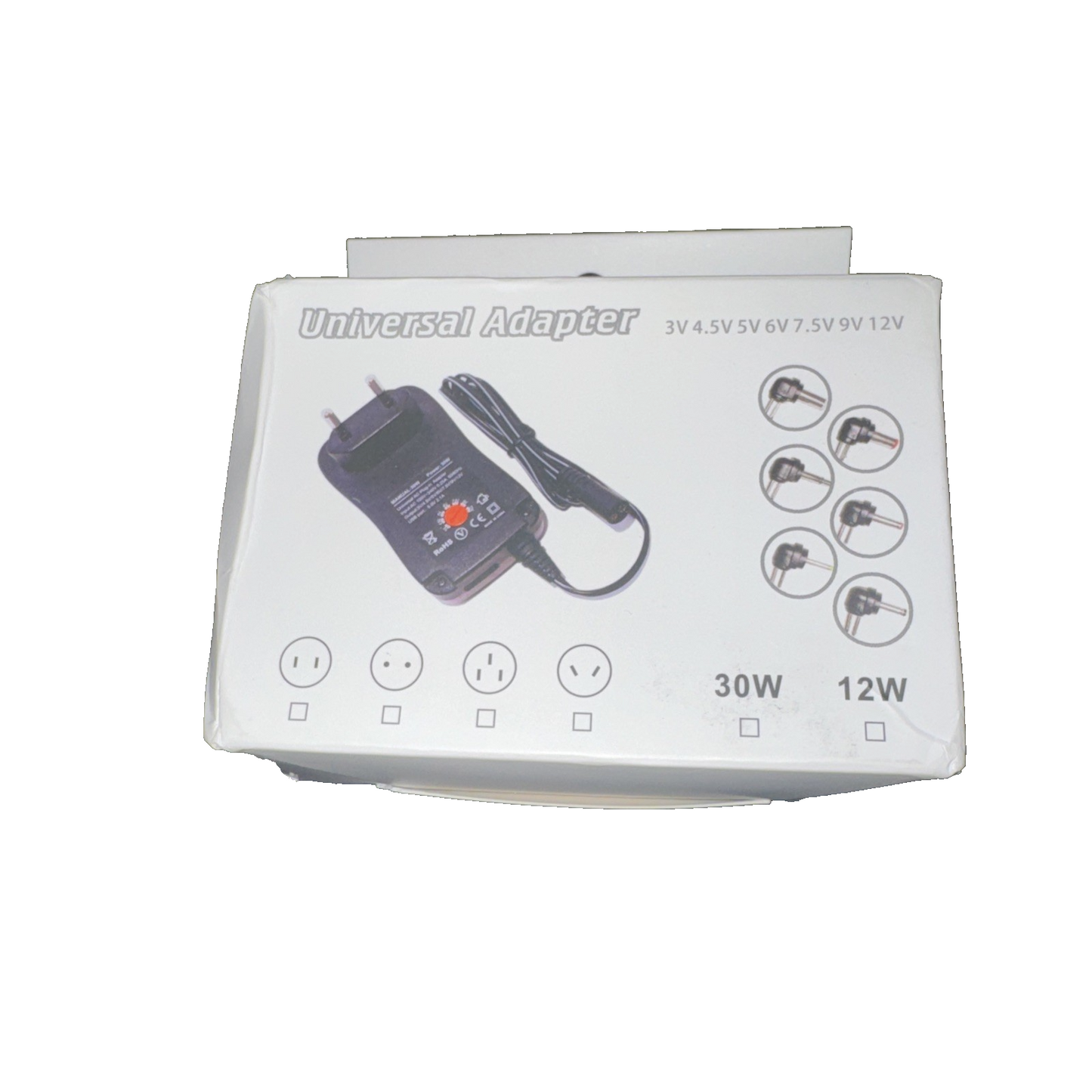 Universal Power Adapter 30 Wat Multi Tips