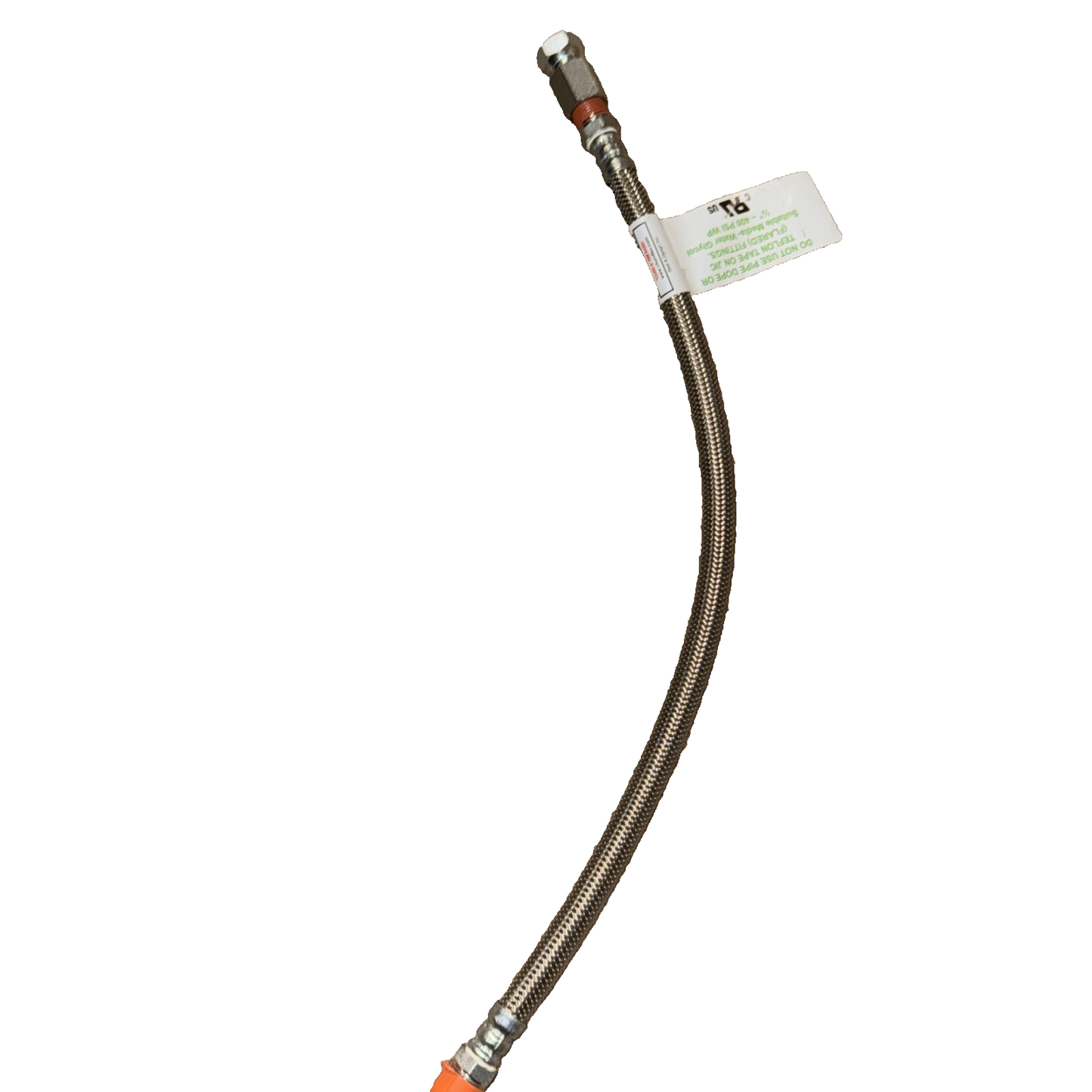 ChamFlex Braided Hose Assembly Fixed 2' Long
