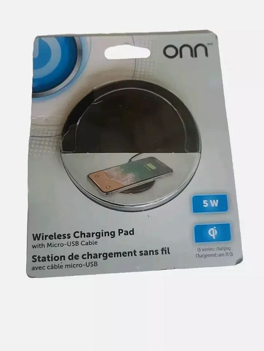 ONN 5W Wireless Fast Charging Pad - Qi-Enabled Smartphone Charger, Universal Com – on wireless charger for samsung galaxy s6