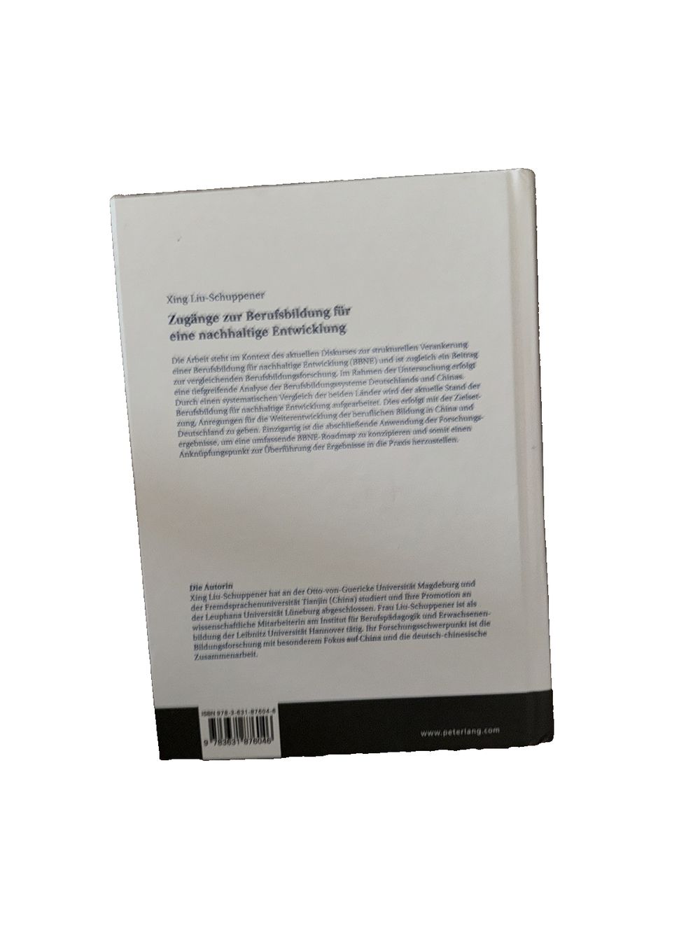 Zugaenge zur Berufsbildung fuer eine nachhaltige Entwicklung: Eine international, DaveyDooDeals – the book cover for the book, with a white…