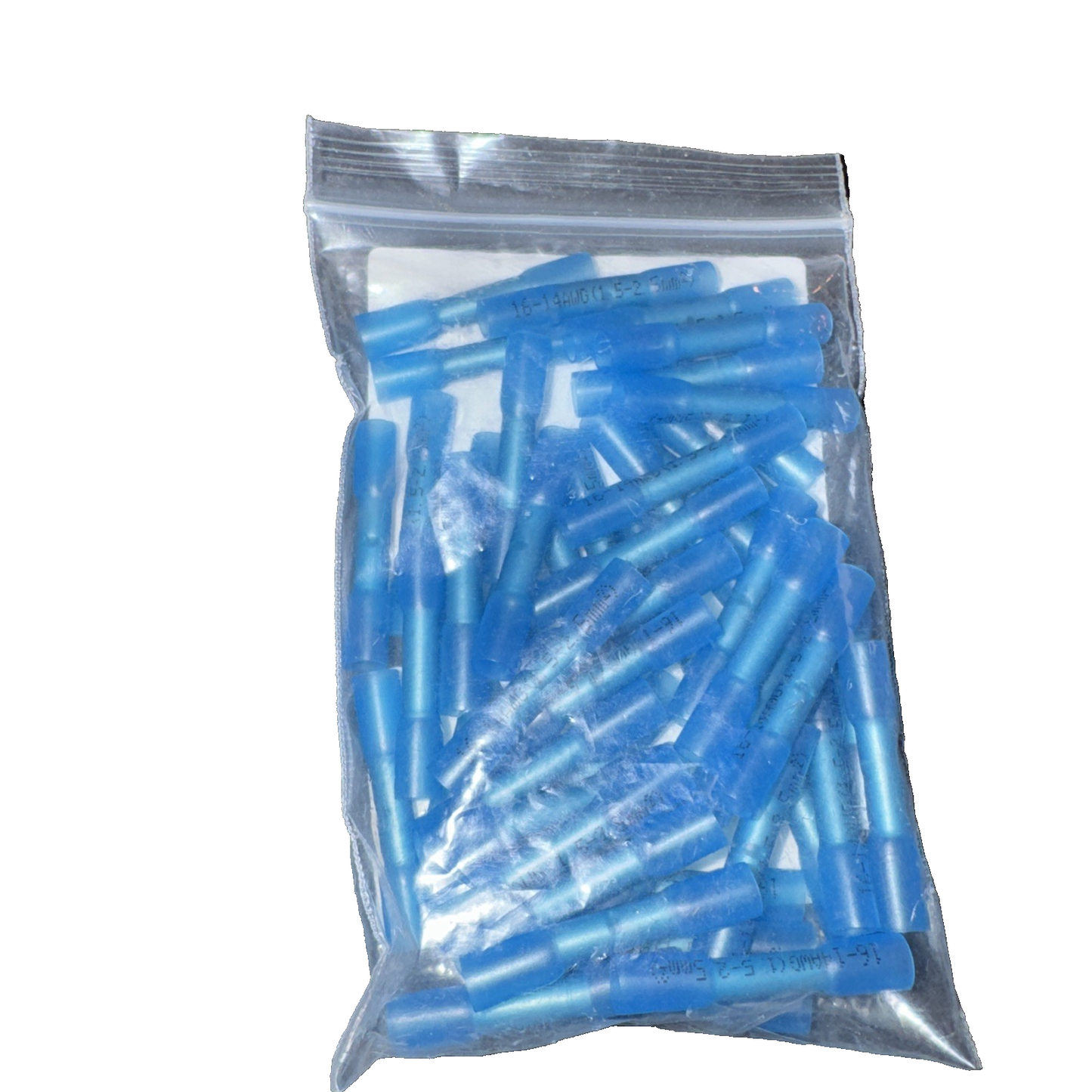 Pack of 50 071893-0 16-14 Wire Seal-A-Crimp Butt Connectors Blue