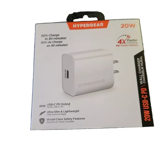 HyperGear 20W USB-C Single Port Wall Charger – hypar 2 0 usb charger