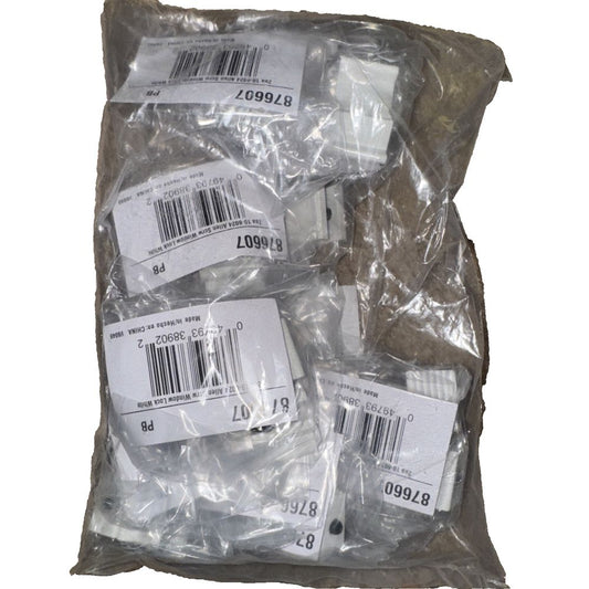 2 Ea 10-6024 Allen Scrw Window Lock White Pack of 10 Sets, DaveyDooDeals – a bag of plastic bags with labels on them