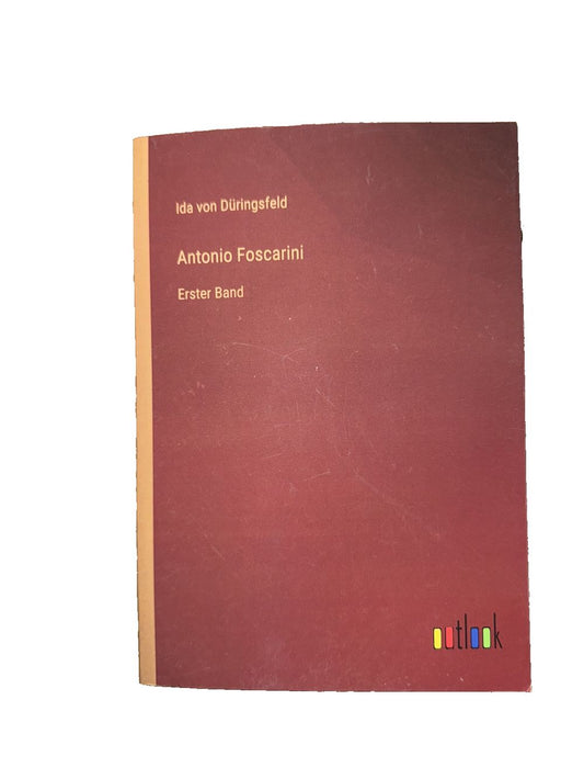 Antonio Foscarini: Erster Band, DaveyDooDeals – an old book with a red cover and a yellow border