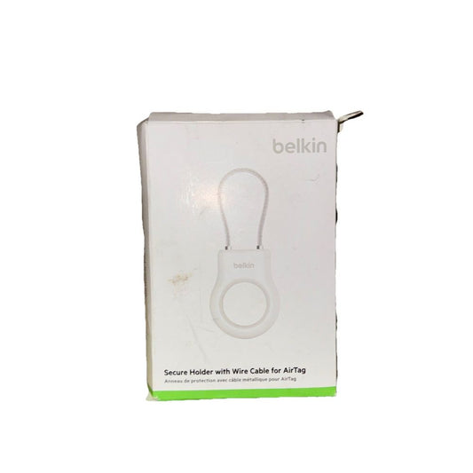 Belkin Secure Holder with Wire Cable for AirTag – the box for the light bulb