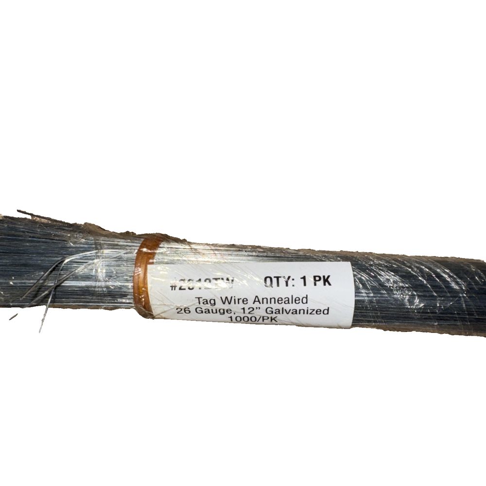 Advantus Tag Wires Wire 2612TW 1000 pack, DaveyDooDeals – a roll of black wire with a white background