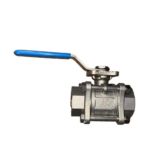 C.F.F. SS-3DM BALL VALVE 1 1/4” 1000W0G CF8M Ball Valve