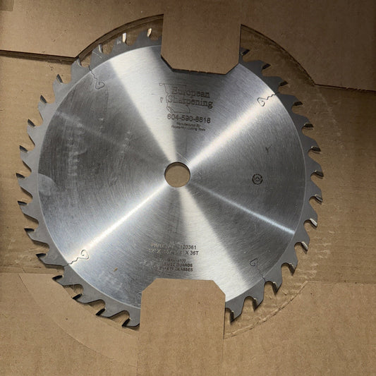 Ultima Glue Joint Rip Saw Blades 12120361 12" X 4.0mm x 1" x 36T Royce/AYR