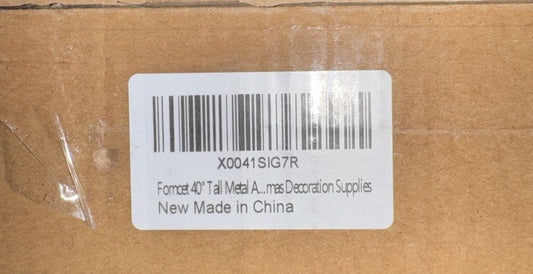 Fomcet Over the Table Rid Stand With Clamps 40" tall – a box with a barcode label on it