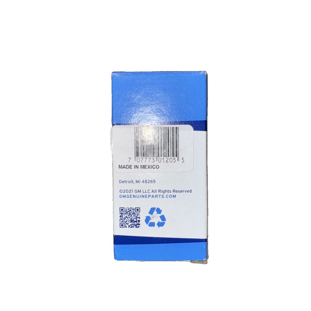 Vapor Canister Purge Valve 707773012055 GM Genuine Parts – a blue recal roll with a white recal roll