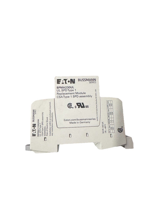 NSSP Eaton Bussmann Series BPMA230UL UL SPD Type 1 Replacement Module
