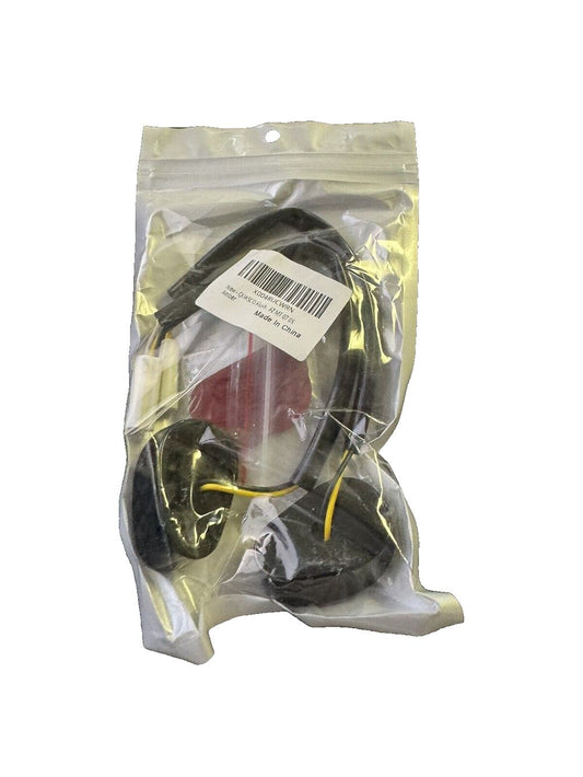 QUASCO Flush Mount Motorcycle Turn Signals Smoked Lens led Blinkers Compatible – a bag of black and yellow wires