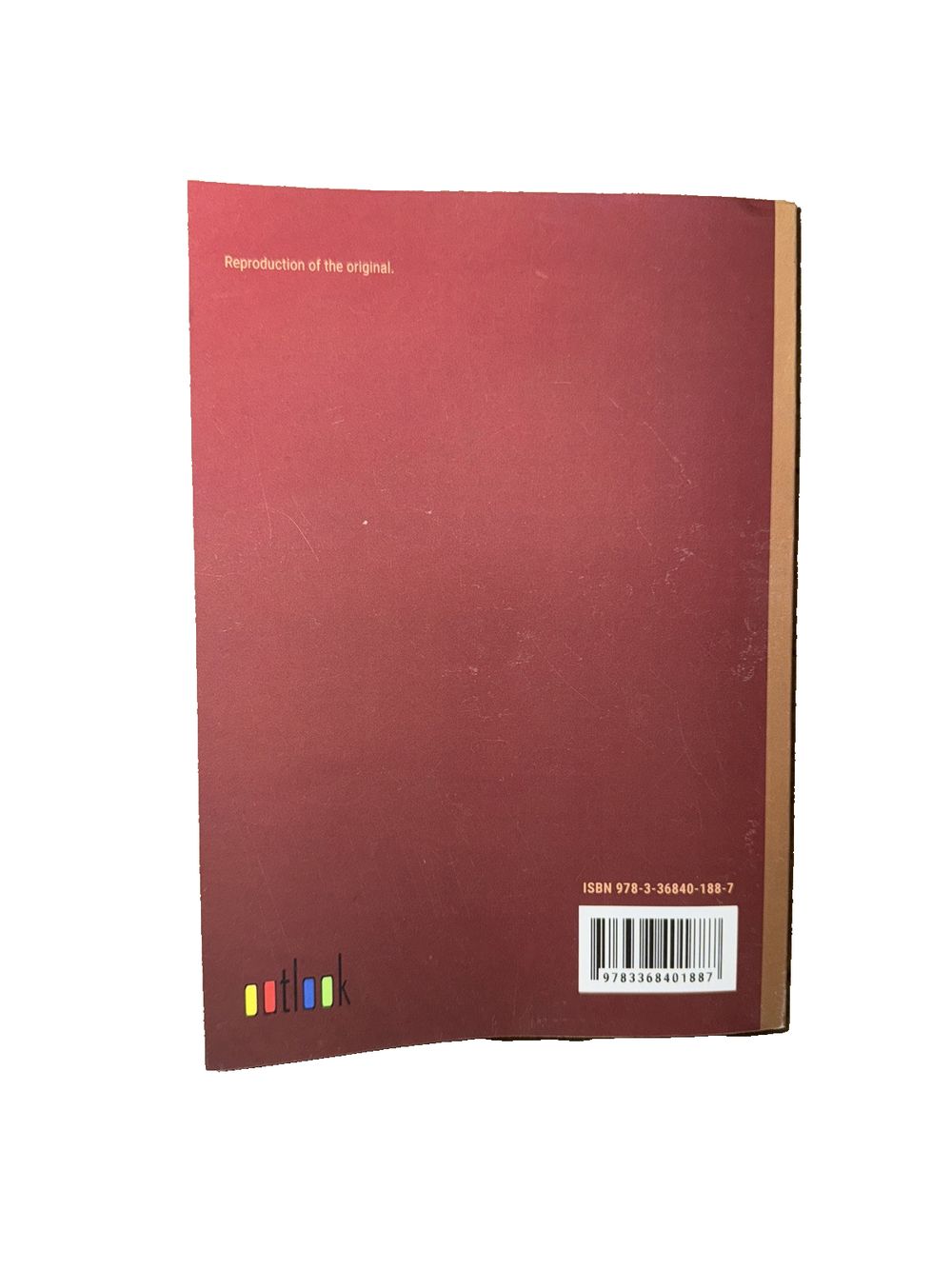 Woman and Labour: in large print, DaveyDooDeals – a red hardcover notebook with a white background