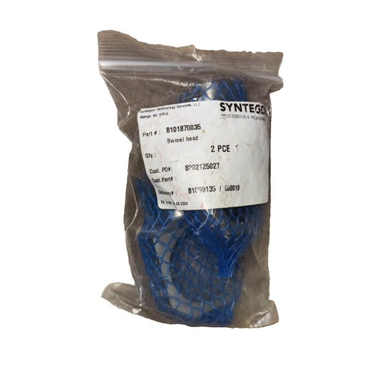 Syntegon 8191870035 Swivel Head 2 PC – syns 2 - piece blue nylon cable
