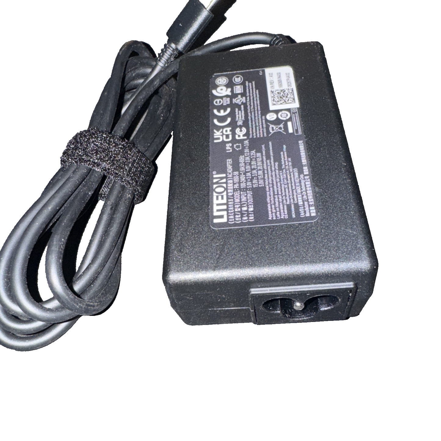 PA-1650-58 LiteOn AC Adapter (Missing Wall Plug)