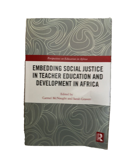 Embedding Social Justice in Teacher Education and Development in Africa, DaveyDooDeals – the book cover for the book emding social justice…