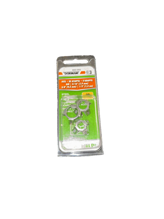 Dorman Fuel Line Retaining Clip - 1 Each - 5/16 in. , 3/8 in. and 1/2 in. (800-0