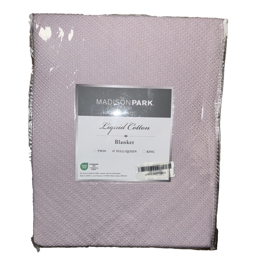Madison Park Full/Queen Blanket Light Purple