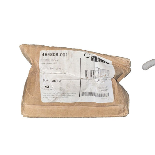 REHAU 499808-001 F1960 LF Brass Adapter, PEX to MPT, 3/4 25 Pack – a pair of scissors and a bag of paper