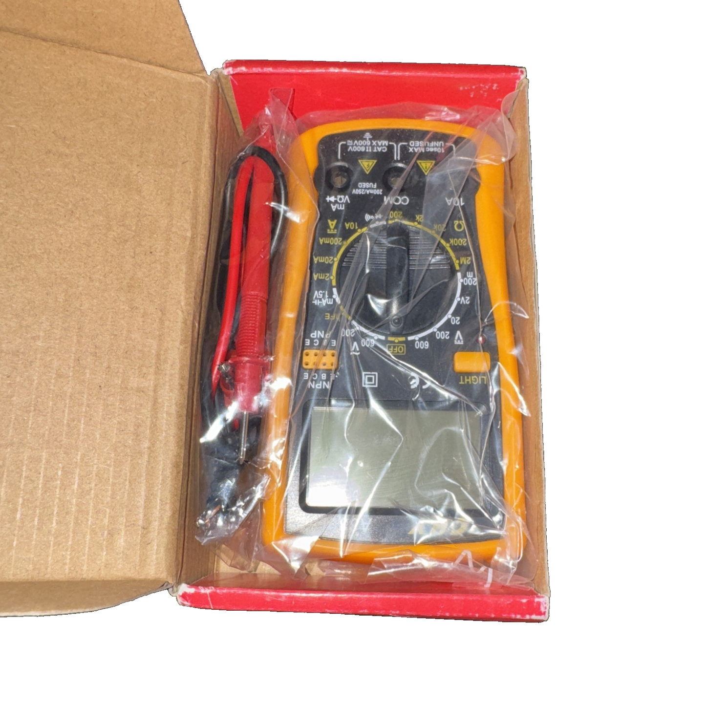 Digital Multimeter LCD AC/DC Voltage Current Resistance Tester Meter