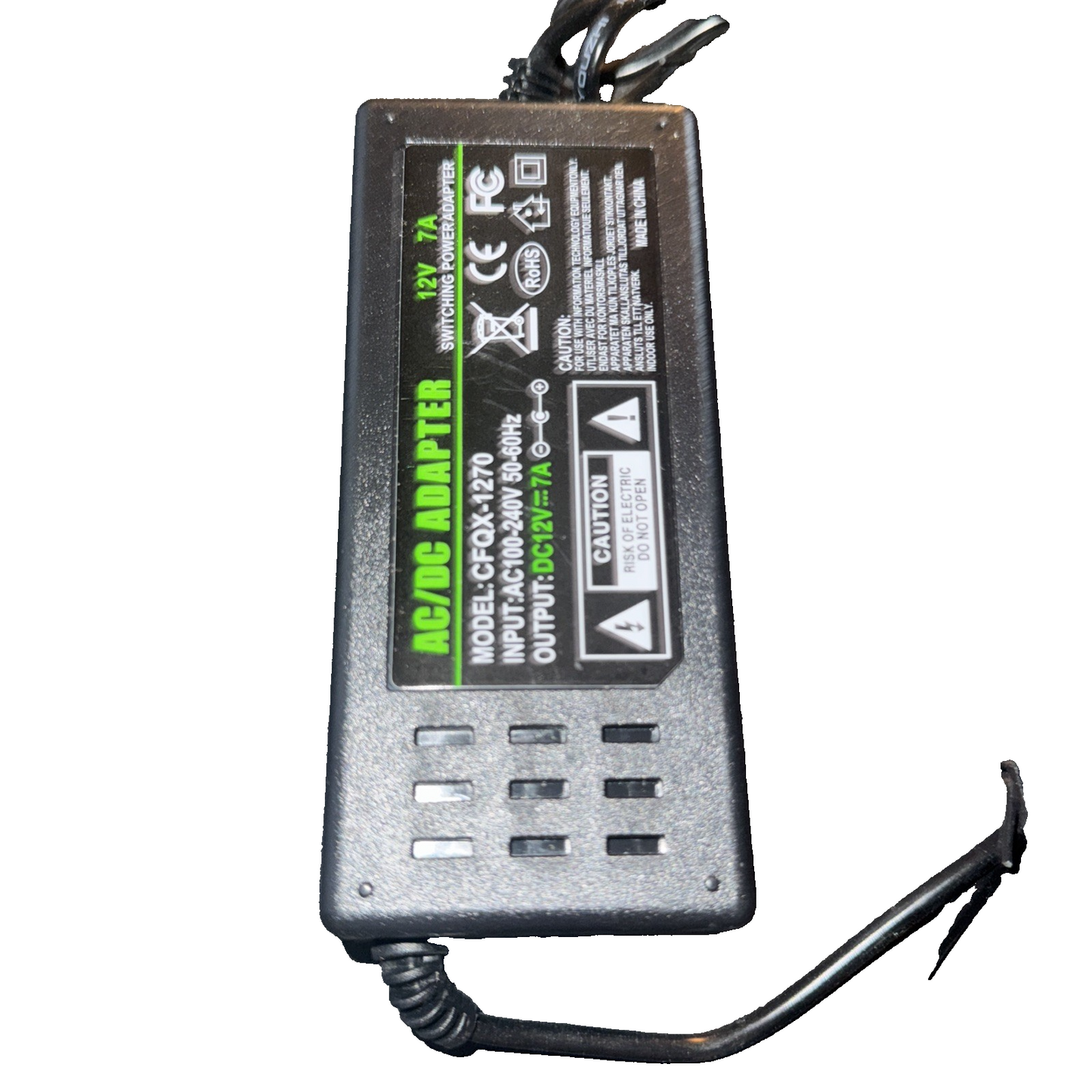 AC/DC Adapter 12V 7A CFQX-1270