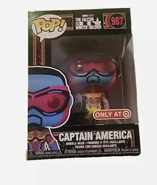Funko Pop Captain America #987 Blacklight The Falcon & Winter Soldier – funko pop vinyl figure captain america