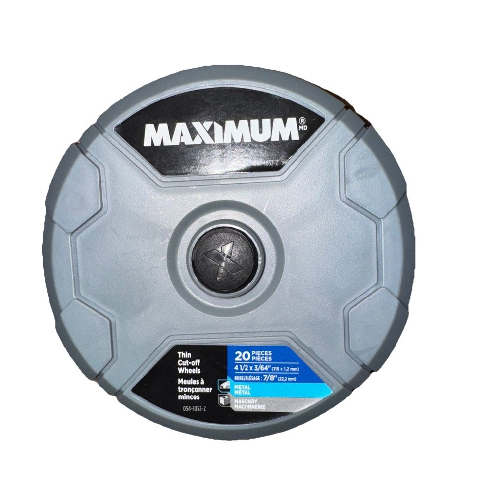 MAXIMUM Thin Cut-Off Wheels For Metal, Masonry, 4-1/2-in, 20-pc – mak 20mm dia dia dia dia dia dia dia dia dia dia dia dia dia dia dia