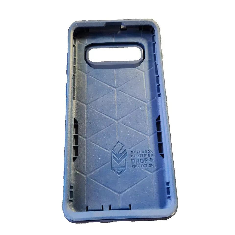 OtterBox Commuter Series Case for Galaxy S10+ - Retail Packaging - Bespoke Way – a blue plastic case with a logo on it