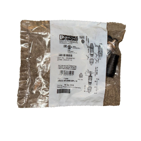 SACC-M12MS-5PL M - Connector - 1424649, Phoenix Contact – a bag of brown plastic bags with a white label