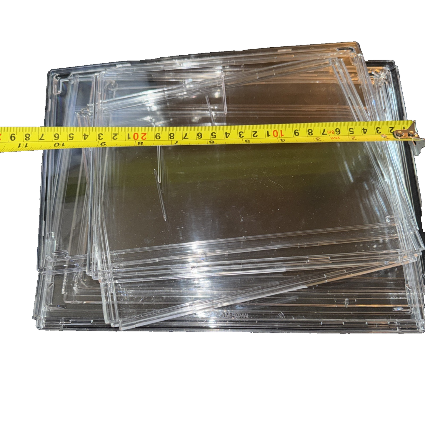 Dlibra 4 Pack Clear Plastic Handbag Storage Acrylic Display Box