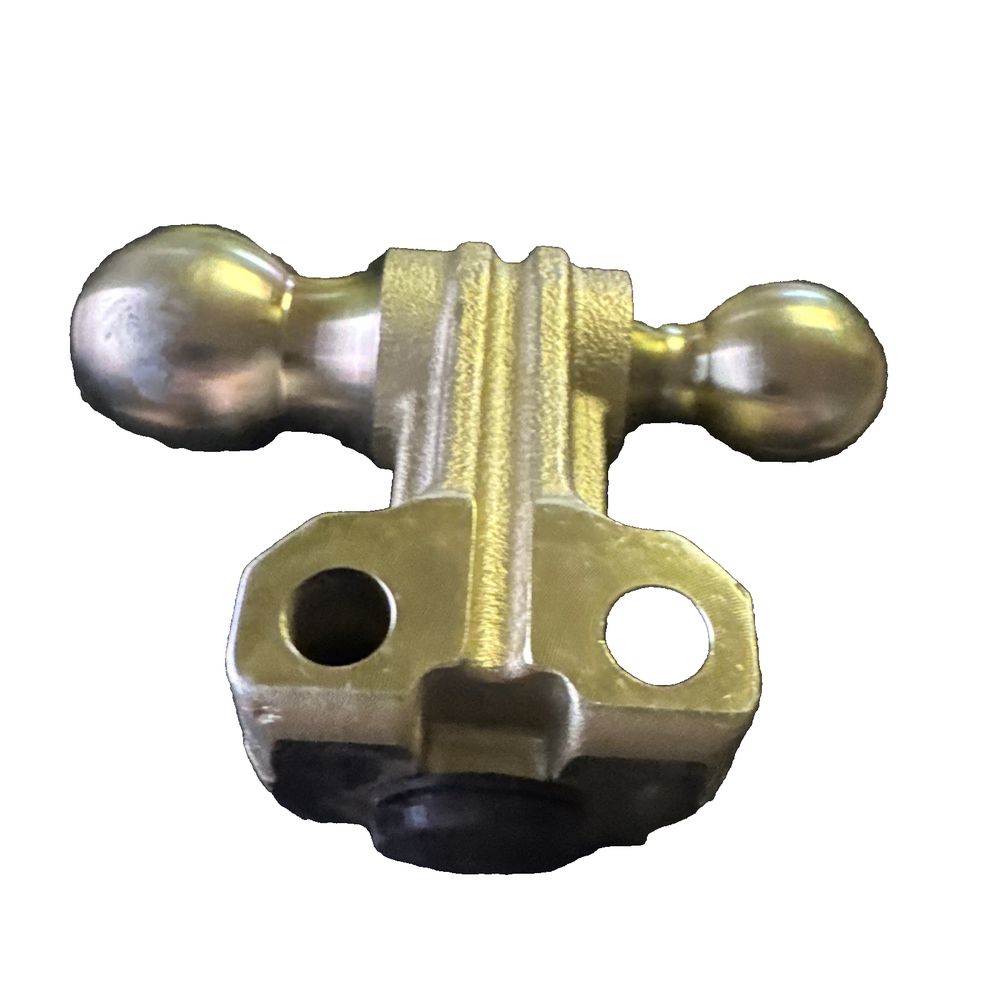 Hitch Dual ball Replacement 2-5/16" & 2" Ball, Unbranded – a brass plated metal fitting