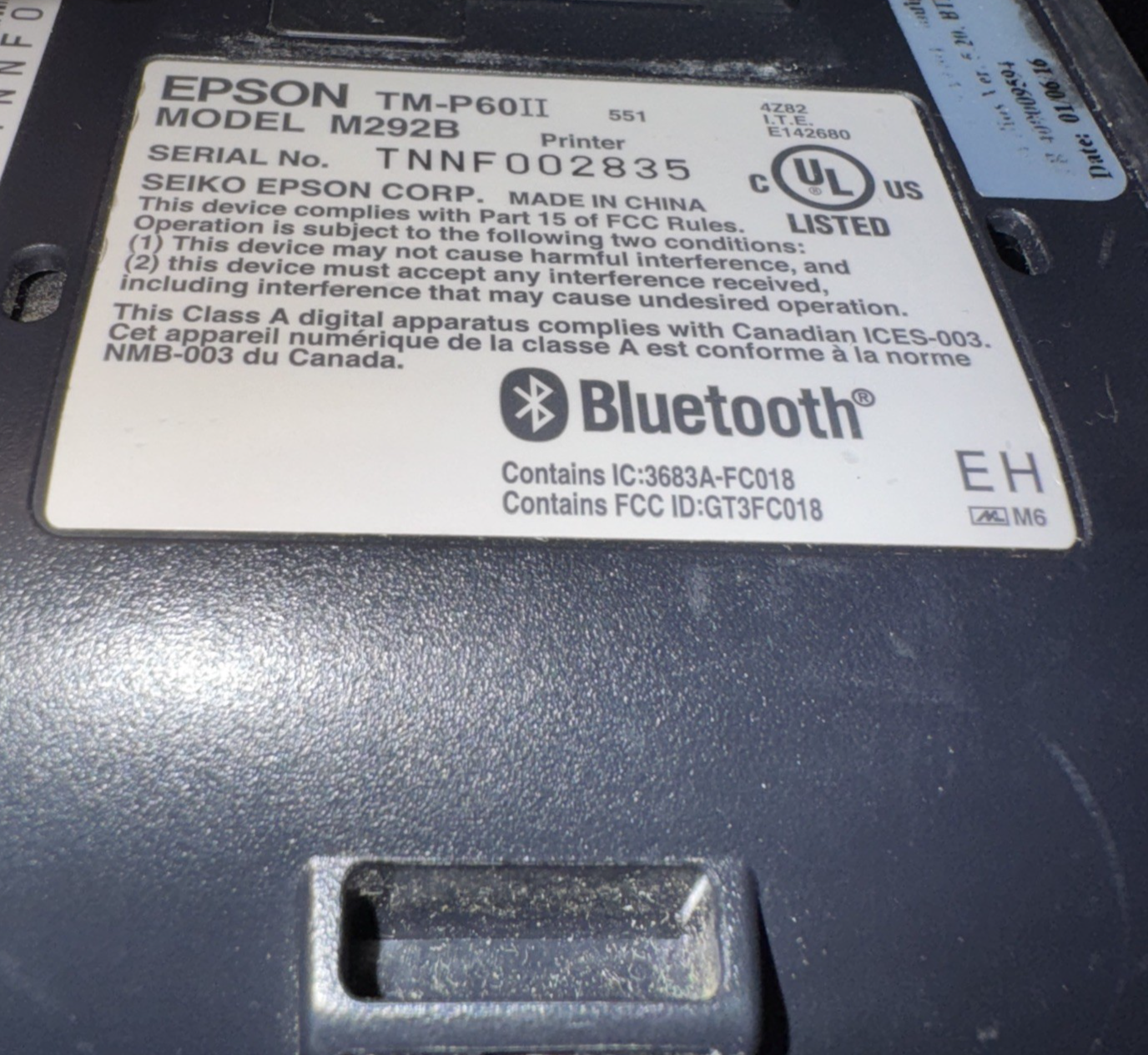Epson TM-P60II 203 x 203 dpi Wired Thermal POS Printer ( No Cables)