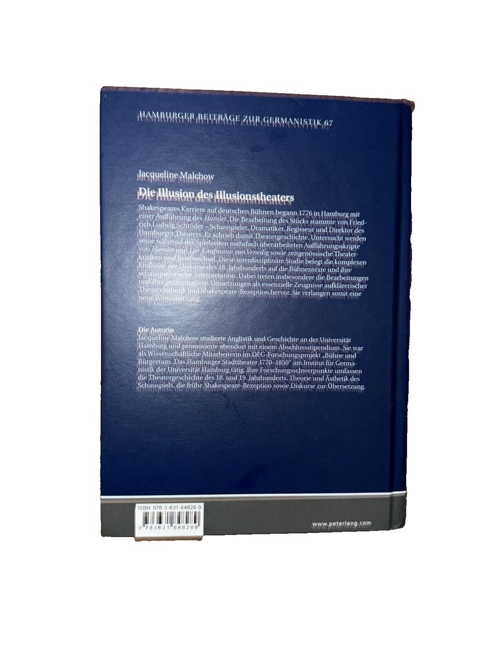 Die Illusion des Illusionstheaters: Friedrich Ludwig Schroeder, Shakespeare und, DaveyDooDeals – the book of the book of the book of the bo…