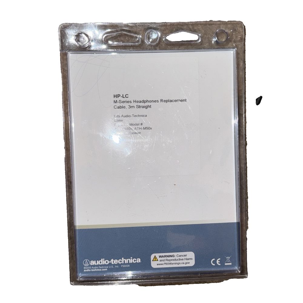 Audio-Technica HP-LC Cable for ATH-M40x and ATH-M50x – a picture frame with a white background