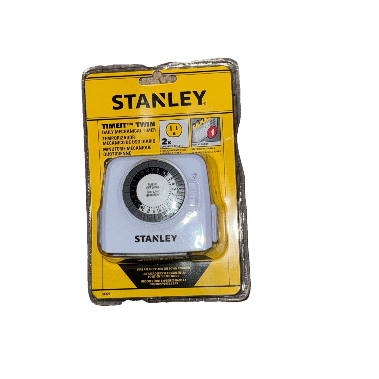 Stanley TimeIt Twin 2 Outlet Timer
