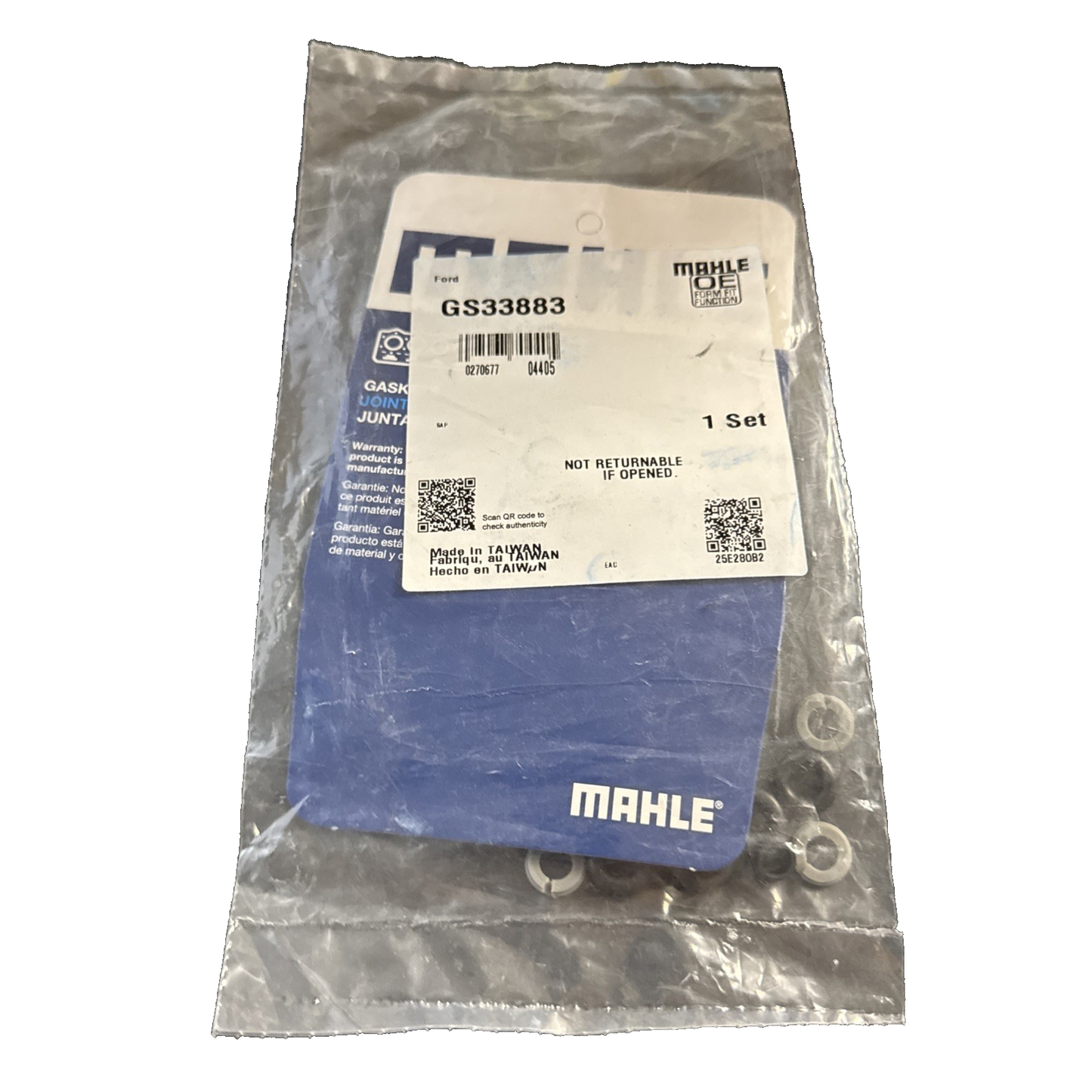 Fuel Injector O-Ring Kit-VIN: X Mahle GS33883