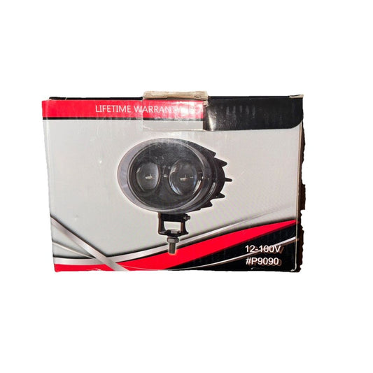 Beast The Boss Blue Oval Safety Spot Light 12-100V #P9090 LED Forklift, DaveyDooDeals – a white box with a black and red logo