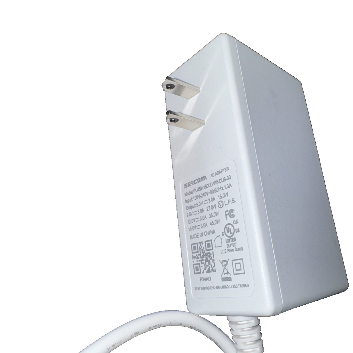 Sercomm AC Adapter PU45W150ULW18-DU8-00