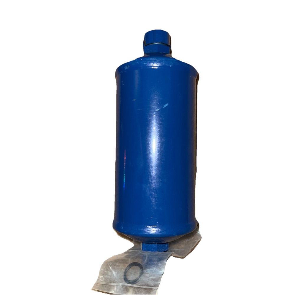 Emerson Ultra-Klean Liquid Line Filter Drier 5/8" ORS UK-41-5-ORS 063472, DaveyDooDeals – a blue cylinder with a metal cap