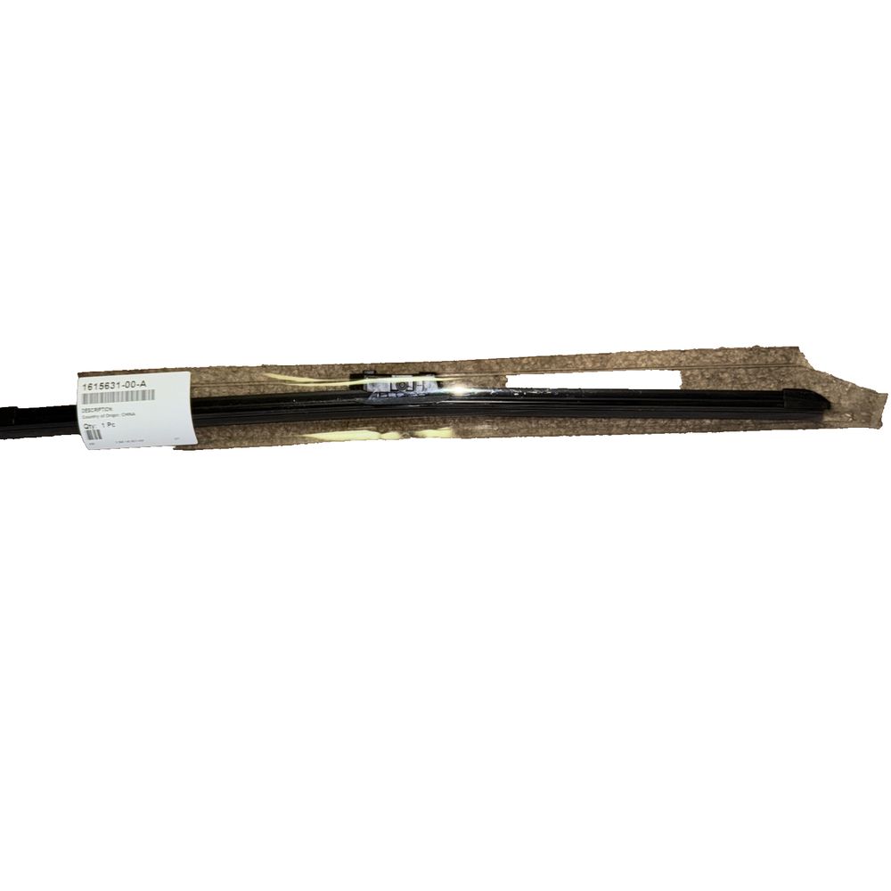 2019-2024 TESLA MODEL X WIPER BLADE RIGHT 1615631-00-A, Unbranded – a black and white paper with a white label on it