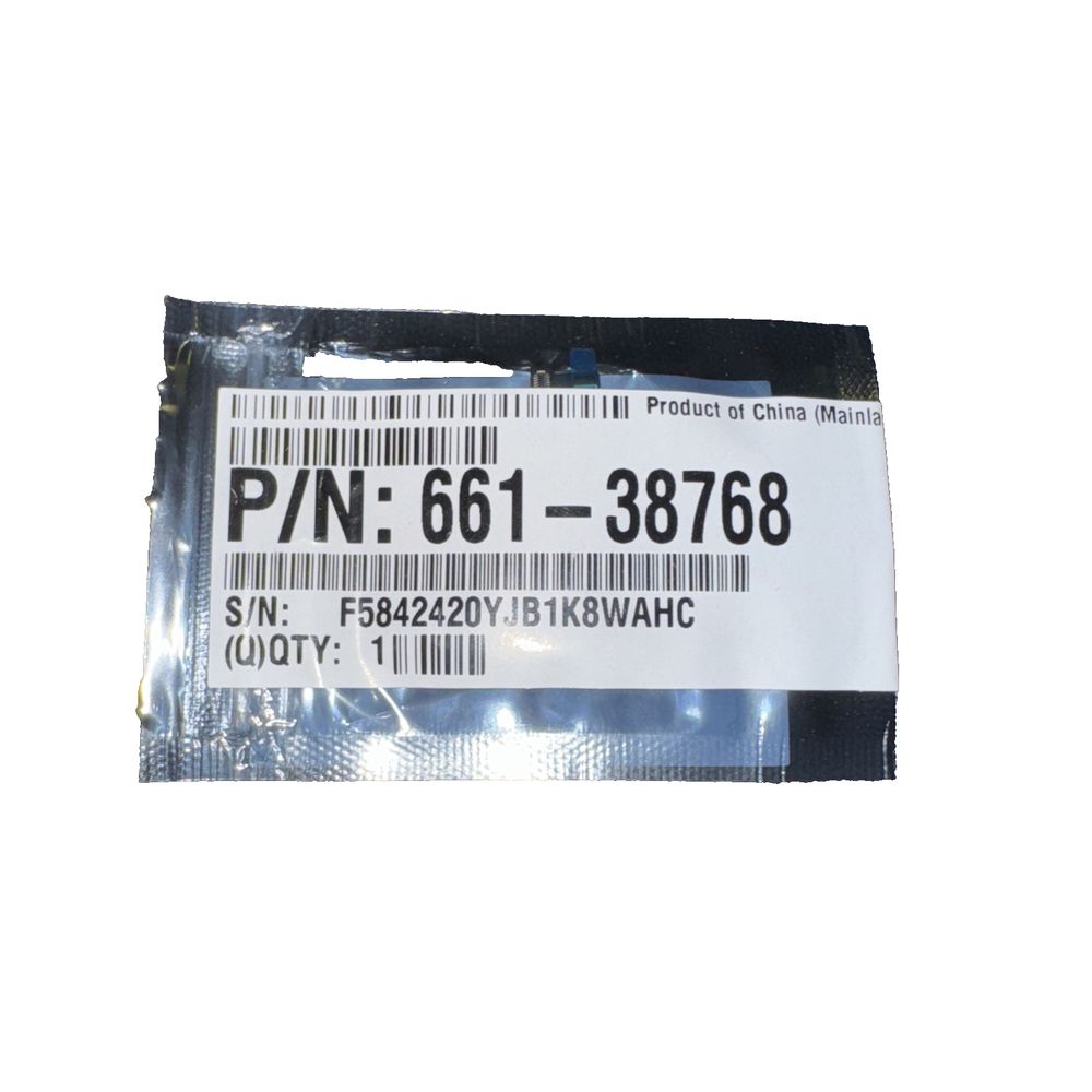 Touch ID Button Board MacBook Pro 15 2016 2017 2018 2019 A1707 A1990 661-10344, Unbranded – a piece of plastic tape with a barcode on it