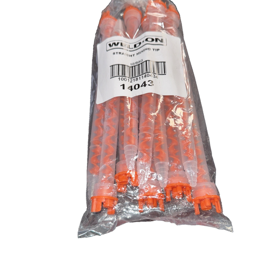 Weld On Straight Mixing Tip 10 Pack