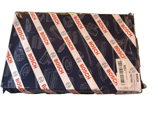 BOSCH 5607WS Workshop Engine Air Filter – a large bag with a blue and white striped pattern