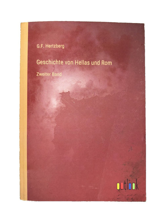 Geschichte von Hellas und Rom: Zweiter Band, DaveyDooDeals – a book with a red cover and a yellow cover