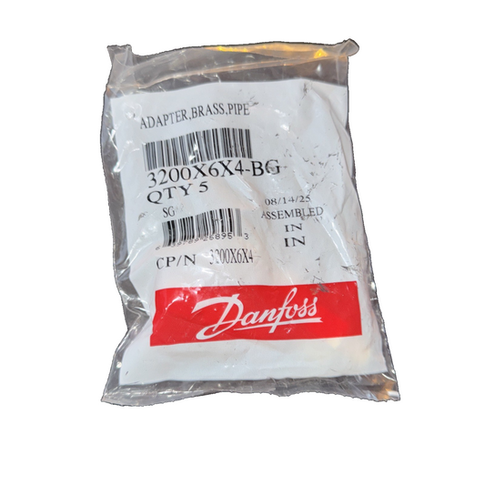 ADAPTER,BRASS,PIPE Str -6FP x -4MP 3200X6X4 63978925895 5 Pack Danfoss