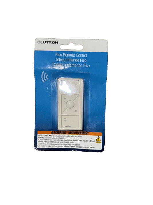 Pico PJ2-3BRL-GLA-L01 3-Button Wireless Control Switch, 3 VDC, Light Almond