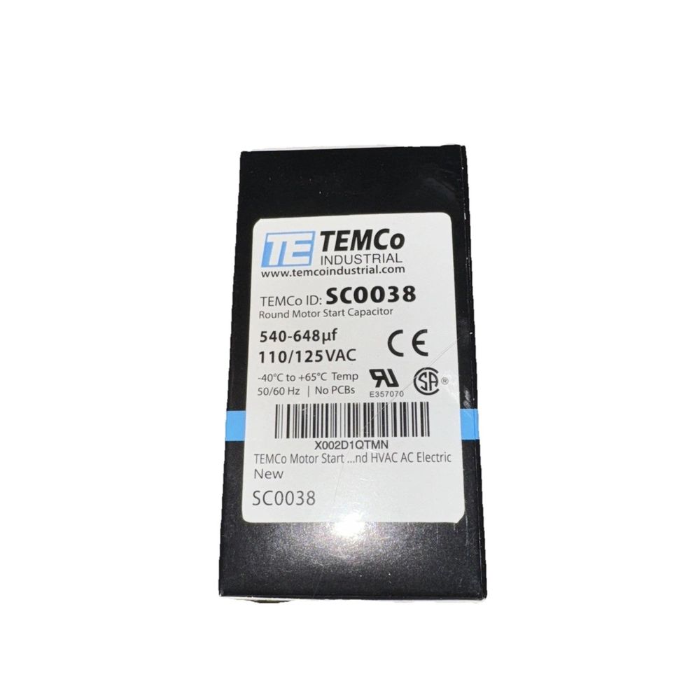 TEMCo Industrial- Temco 540 648 Uf Mfd 110 125 SC0038 – teco s088 - s08 - s08 - s0 - s