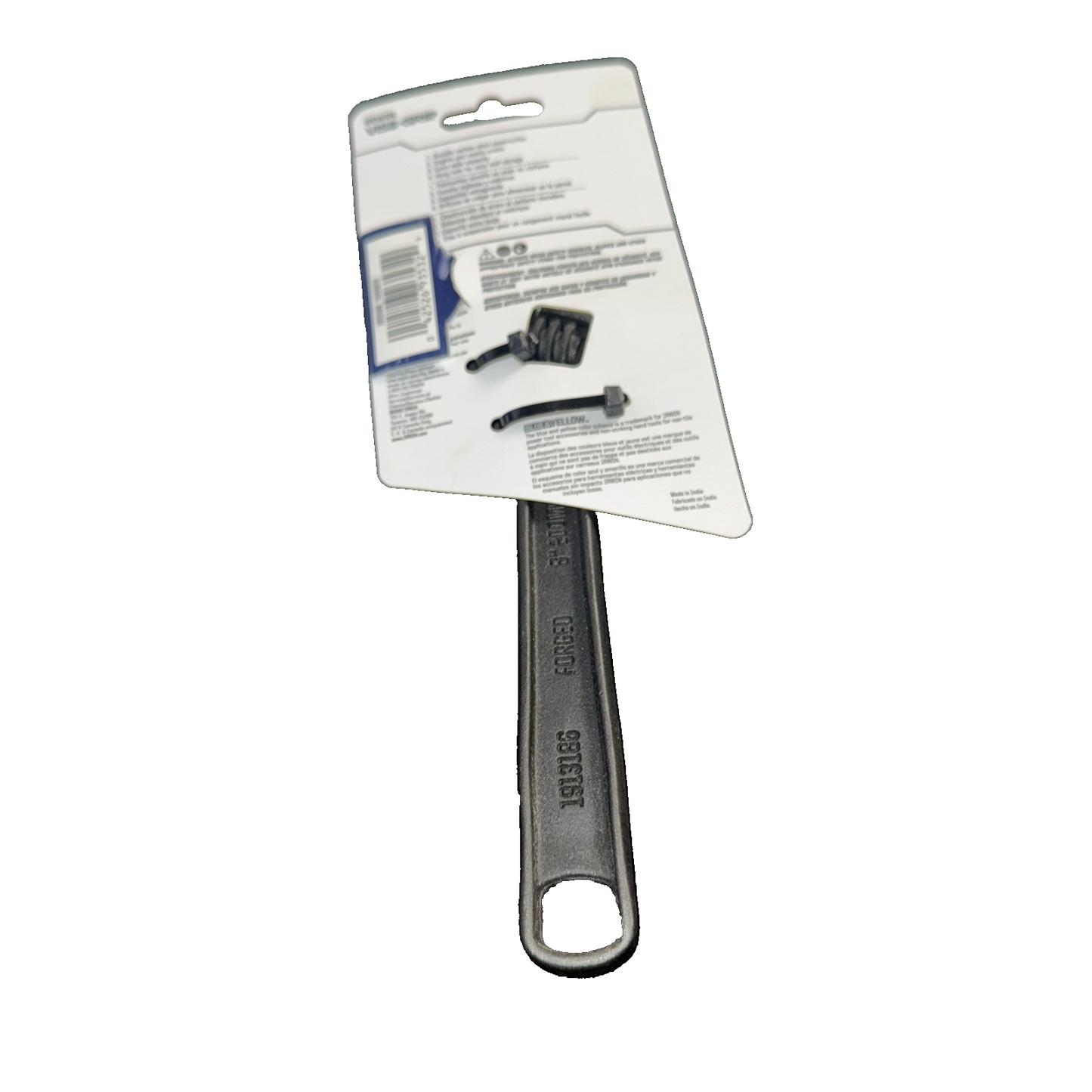 IRWIN Adjustable Wrench, SAE, 8-Inch (1913186)