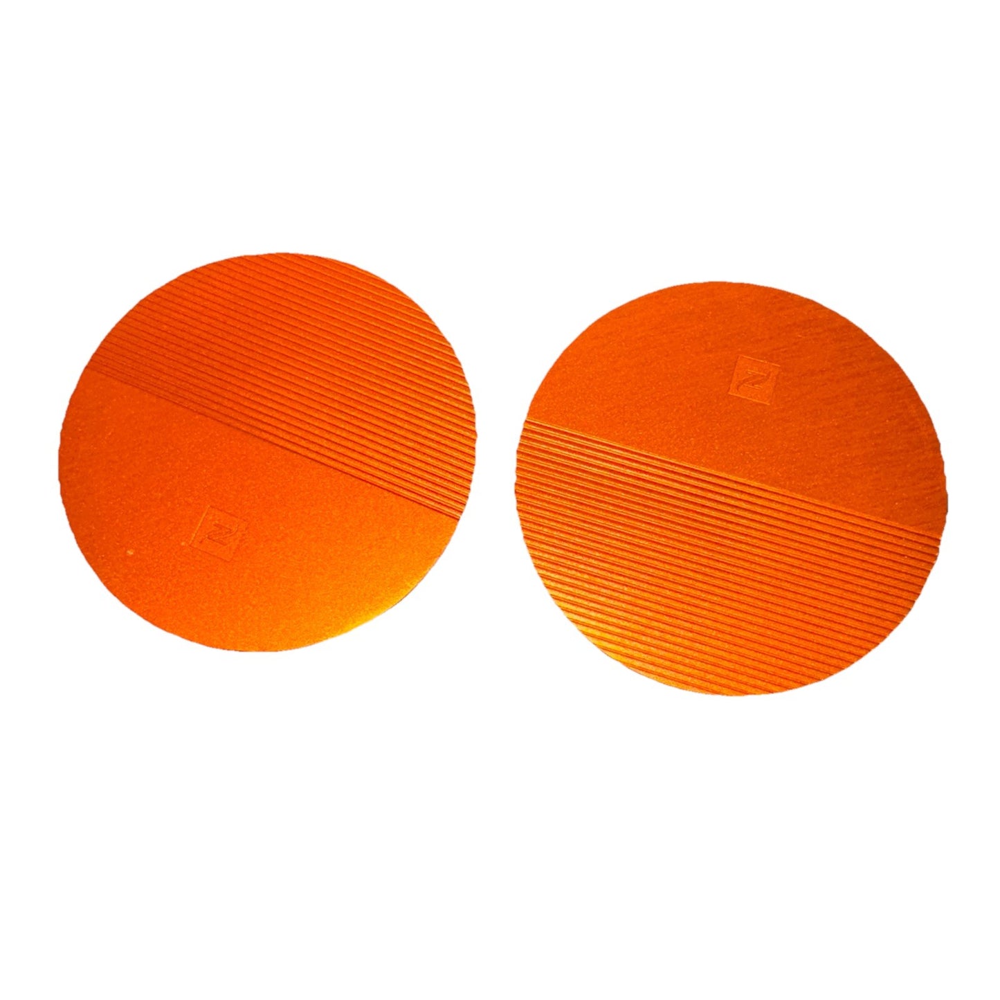 Nespresso Barista Limited Ed Aluminum Coasters Summer 2024 Mandarin Orange