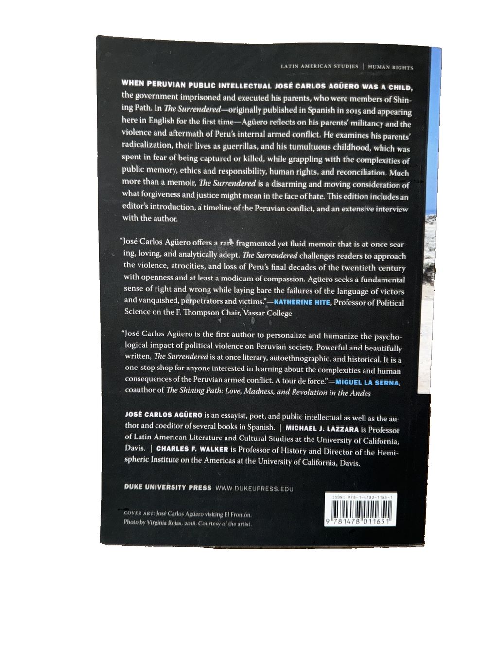 The Surrendered: Reflections by a Son of Shining Path, DaveyDooDeals – the book cover for the book, the book of the day